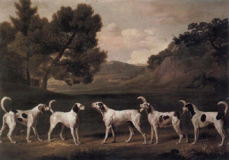 George Stubbs Foxhounds in a Landscape Sweden oil painting art